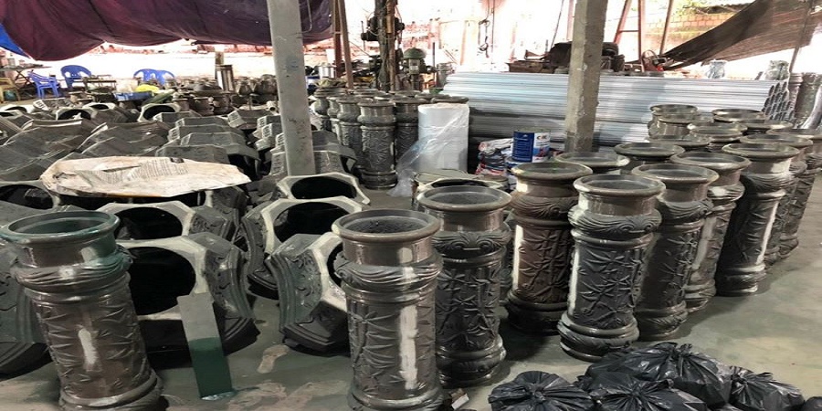Các loại cột đèn trang trí sân vườn